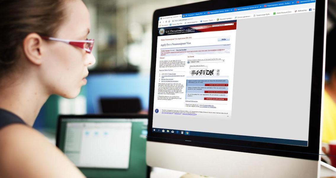 Completion of the ds 160 application form 2021 avisa